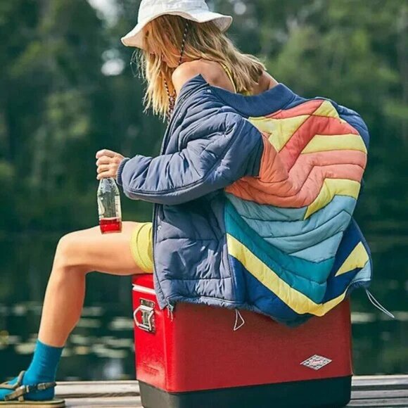 Free People Midnight Moon Bomber - Picture 4 of 4